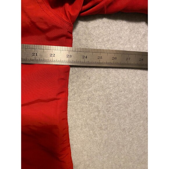 L.L. Bean Jacket Womens Medium Red Black 100% Nylon Long Sleeve Outdoor Full-Zip - Picture 13 of 16